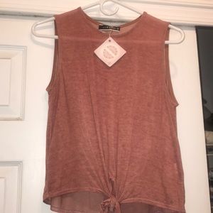 BLush pink tank from a boutique